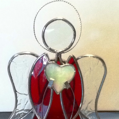 Piezas de vitral para recuerdos y detalles