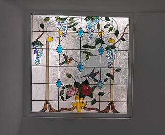 Proyecto de vitral floral